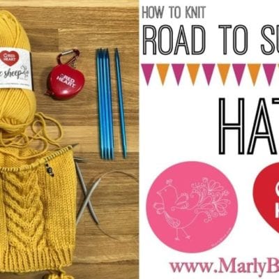 Knitting Video Tutorial-Knitting the Road to Success Chic Hat