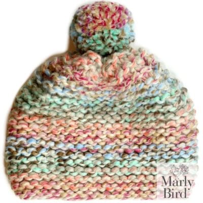 FREE Knit Chunky Hat Pattern for Beginners