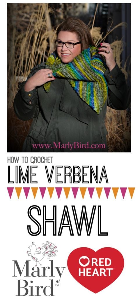 Lime Verbena Shawl by Marly Bird