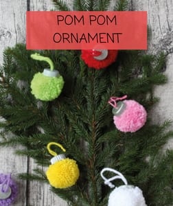Pom Pom Ornament