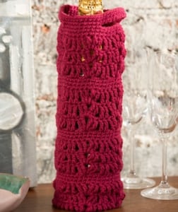 Crochet Wine Bottle Cover FREE Pattern