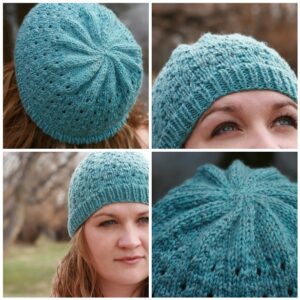 Gerri hat pattern by Marly Bird using knit cast on.