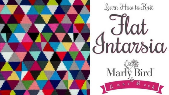 Video Tutorial-How to Knit Flat Intarsia