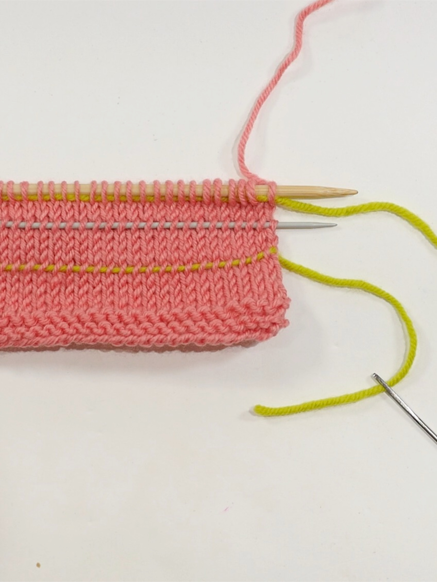 3 ways to add a lifeline to knitting