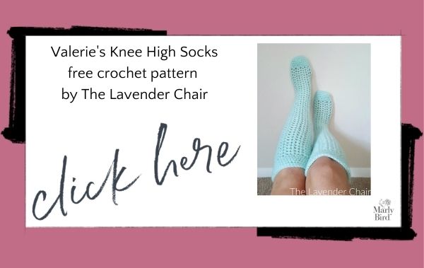 how to crochet knee high socks