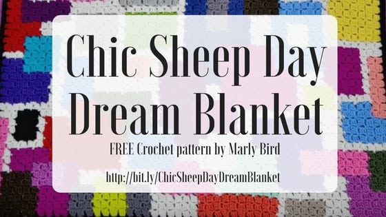 FREE Crochet C2C Blanket designed by Marly Bird with Chic Sheep by Marly Bird