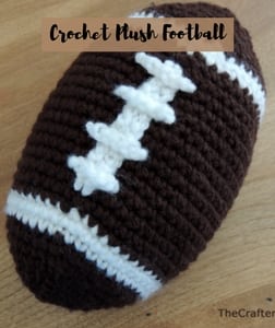 Crochet Plush Football