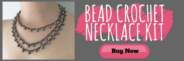 Bead Crochet Necklace Kit by the Well Done Experience