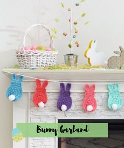 Bunny Garland Crochet Easter Pattern