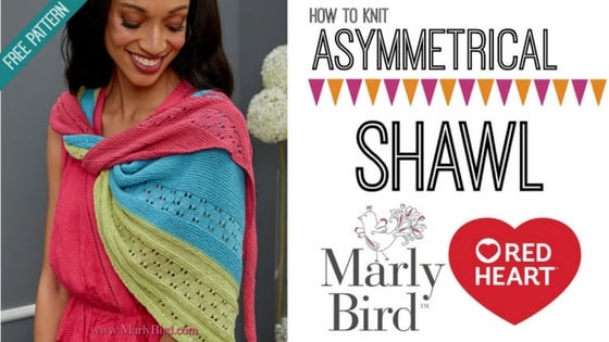 Video Tutorial-How to Knit the Asymmetrical Shawl