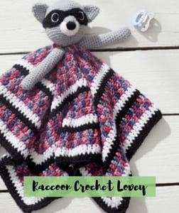 Raccoon Crochet Lovey