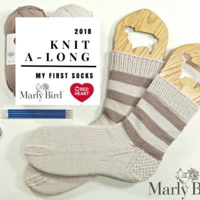 Your First Knit Socks in the 2018 Knit A-long