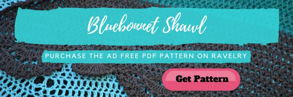 Ad Free Bluebonnet Crochet Shawl