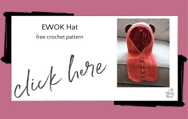 EWOK hat free crochet pattern