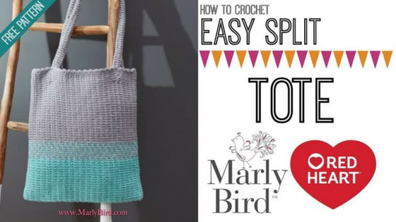Video Tutorial-How to Crochet the Easy Split Tote