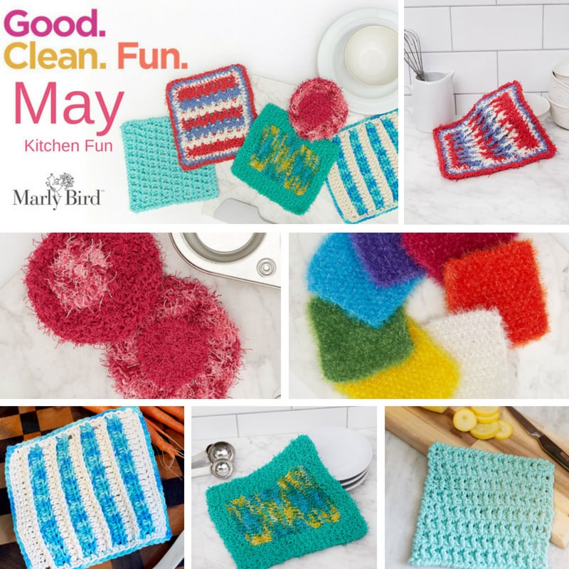 Red Heart Scrubby Dishcloth Tutorial & Review 