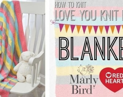 Knit Video Tutorial-How to Knit the First Love You Baby Blanket