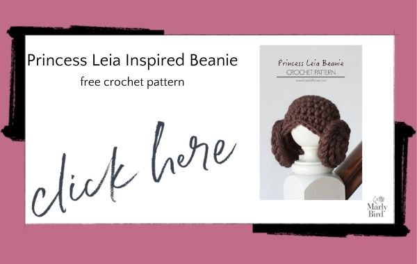 Princess Leia Inspired Beanie free crochet pattern