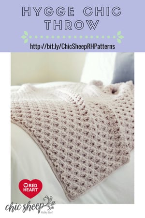 Chic Sheep by Marly Bird™ FREE Crochet Pattern-Hygge Chic Throw