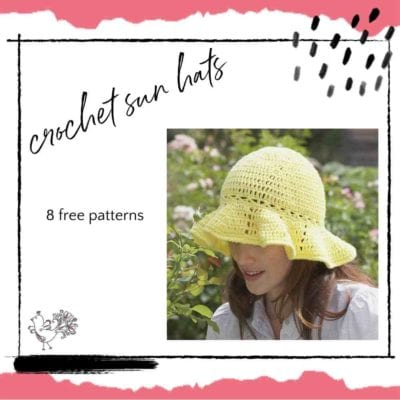8 FREE Crochet Sun Hats Patterns to Stylishly Shade Yourself This Summer