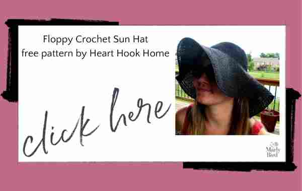 Crochet Sun Hats Patterns- Free Crochet Digital Pattern - Marly Bird