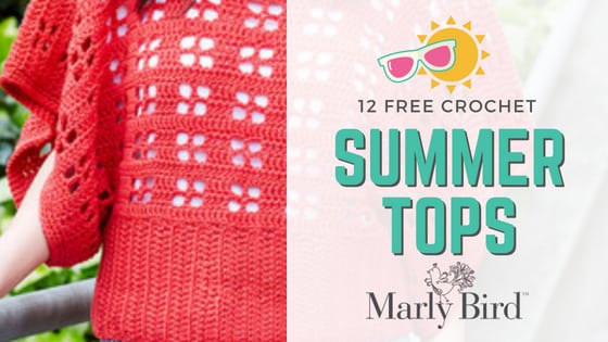 12 FREE Crochet Summer Top Patterns