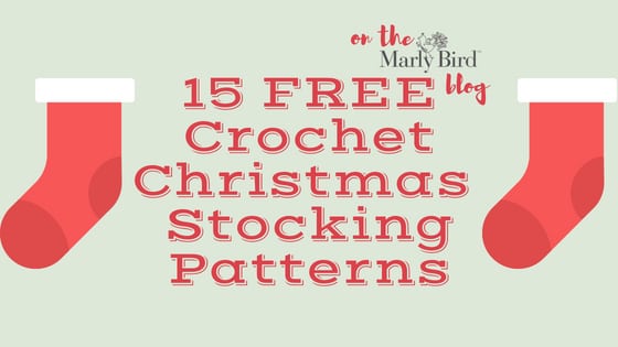 15 FREE Crochet Christmas Stocking Patterns