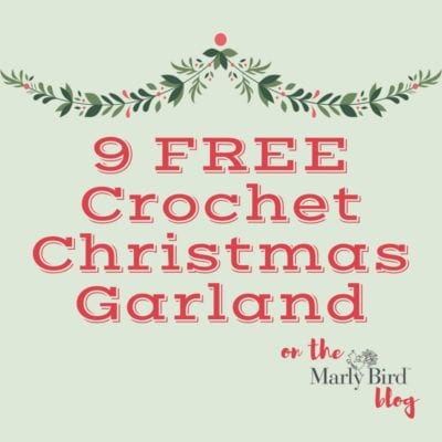9 FREE Christmas Crochet Garland Projects