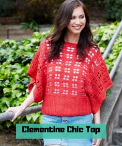 Clementine Chic Top FREE Crochet Pattern