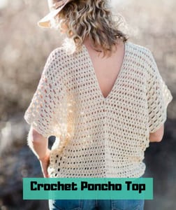 Crochet Poncho Top FREE Pattern
