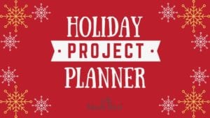 FREE Holiday Project Planner for knitters and crocheters
