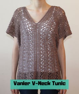 Vanier V-Neck Tunic FREE Crochet Pattern