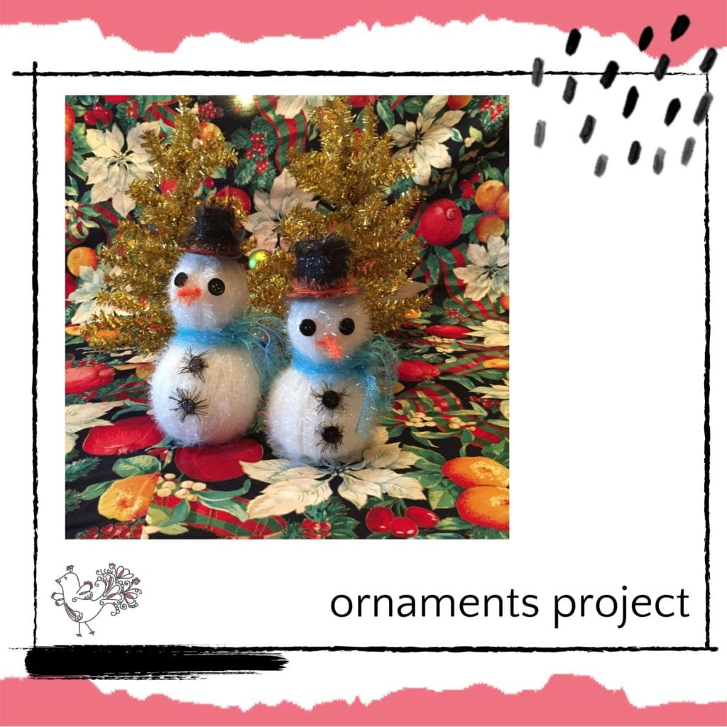 snowman ornaments project