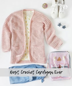 Best Crochet Cardigan Ever-FREE Pattern from Red Heart