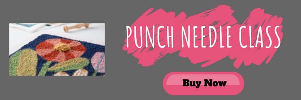 Try out a punch needle class with creativebug
