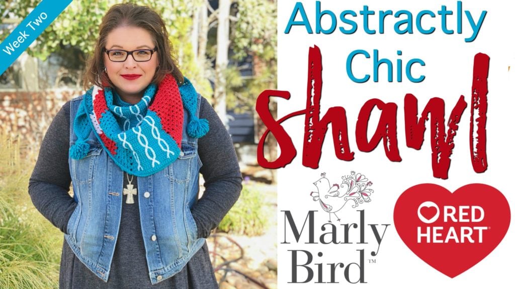 Abstractly Chic Shawl image for week two