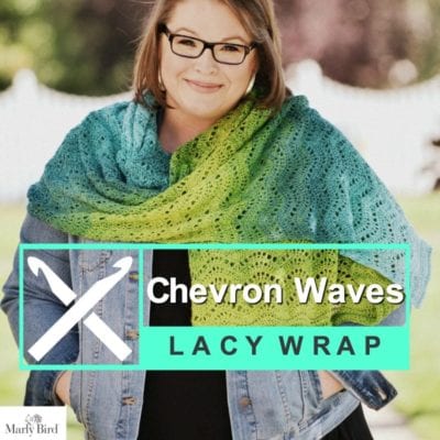 Introducing the FREE Crochet Chevron Waves Wrap Pattern