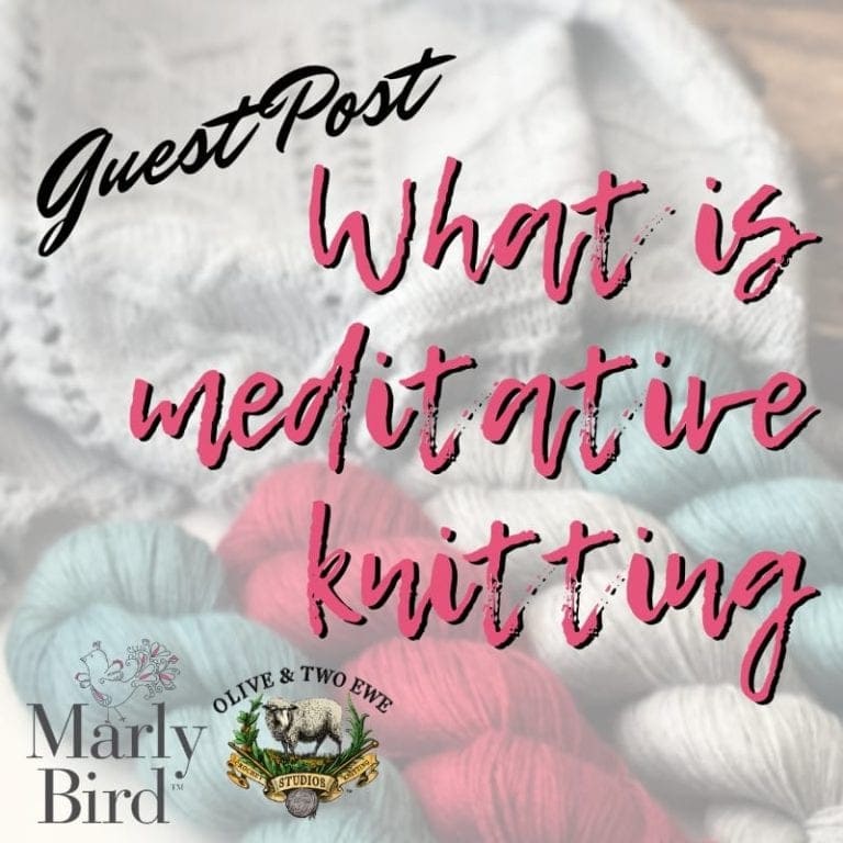 Meditative Stitching, is that a THING?