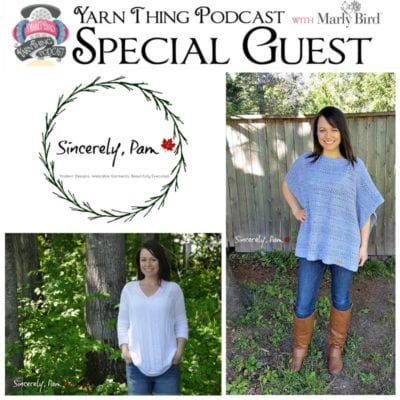 A Chat with Sincerely, Pam on the Yarn Thing Podcast