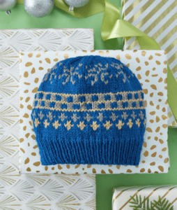 FREE Blue Hats Pattern: Favorite Fair Isle Knit Hat