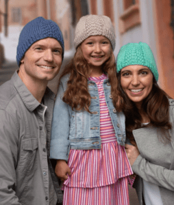 14 FREE Blue Hats Patterns-Herringbone Hat