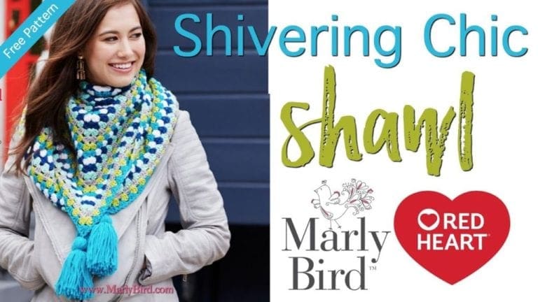Shivering Chic Crochet Shawl by Marly Bird