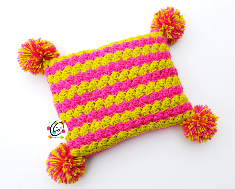 Happy Chic Pillow by Snappy Tots