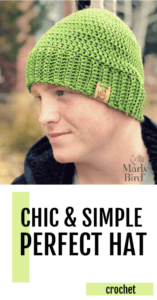 chic and simple perfect hat beginner crochet pattern free - Marly Bird