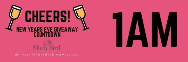 2019 Countdown to New Years with Marly Bird-1am giveaway