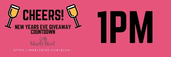 2019 Countdown to New Years with Marly Bird 1pm Giveaway
