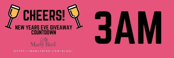 2019 Countdown to New Years with Marly Bird 3am Giveaway