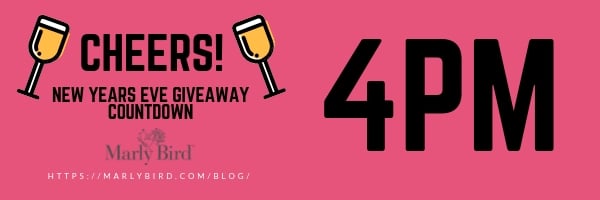 2019 Countdown to New Years with Marly Bird 4pm Giveaway
