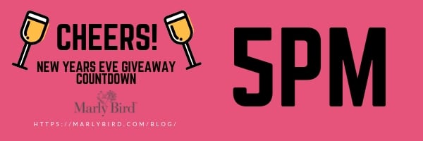 2019 Countdown to New Years with Marly Bird 5pm Giveaway