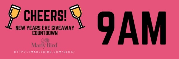 2019 Countdown to New Years with Marly Bird 9am Giveaway